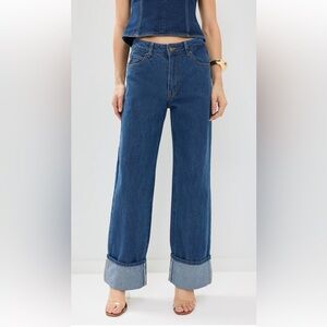 Lioness Cuffed Jeans NWT